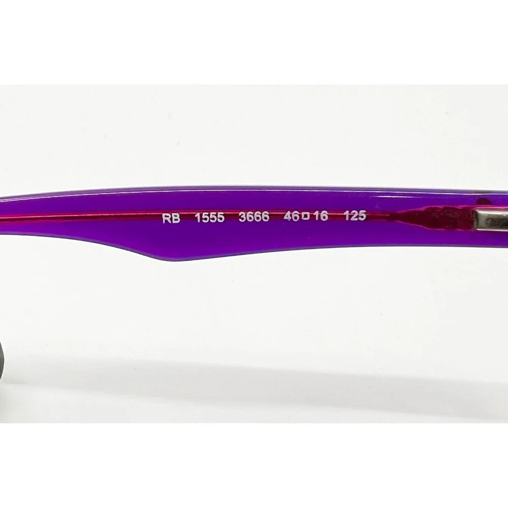 Ray-Ban Eyeglasses Kids Purple Pink RB 1555 3666 46-16-125